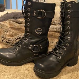 Harley Davidson motorcycle boots